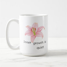 Pink Lily Flower Inner Growth Inspirational