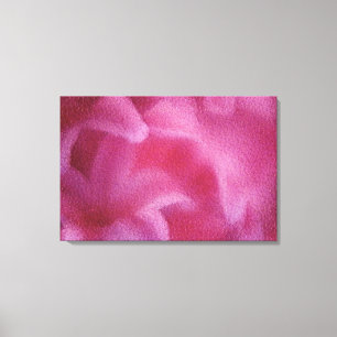 Pink Lily flower Painting Art - Wrapped canvas
