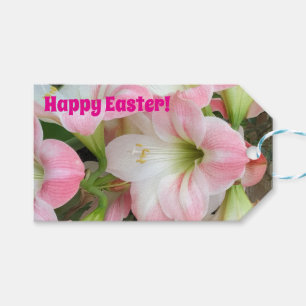 Pink Lily “Happy Easter” Gift Tags
