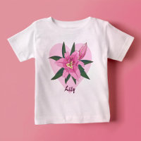 Pink Lily Heart 