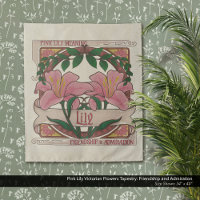 Pink Lily Victorian Flowers Friendship Admiration
