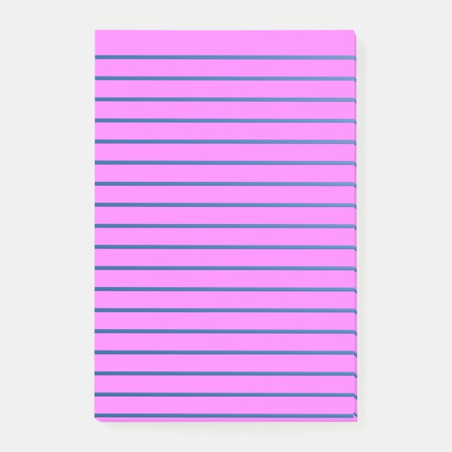Pink Lined Post-It Notes (Front)