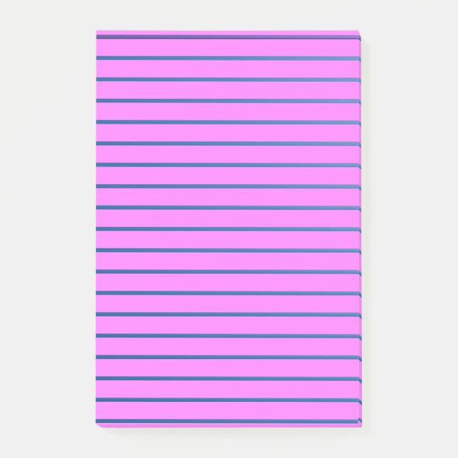 Pink Lined  Post-it Notes (Front)