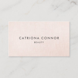 Pink Linen Customer 6 Punch Salon Loyalty Card