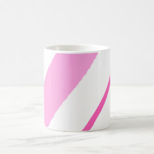 Pink lines coffee mug