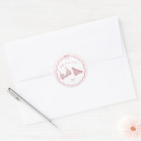 Pink Lingerie Shower Bachelorette Party Envelope