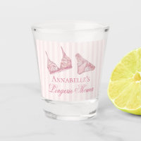 Pink Lingerie Shower Bachelorette Party Favour