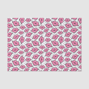 Pink Lip Kiss Lipstick & Beauty Supply Distributor Tissue Paper