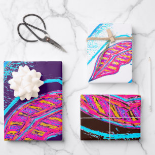 Pink lips and a word baloon or tongue wrapping paper sheet