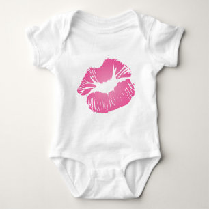 Pink LIps Baby Bodysuit