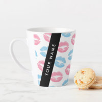 Pink Lips, Blue Lips, Kiss, Your Name, Personalise