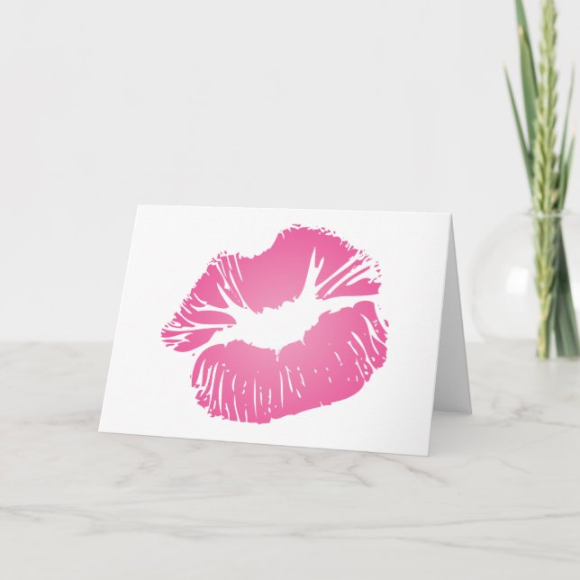 Pink LIps Card (Front)