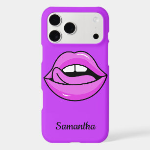 Pink Lips custom name phone cases