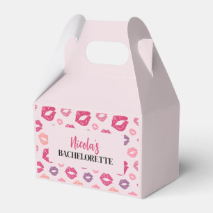 Pink Lips Kiss Bachelorette Party Favour Box