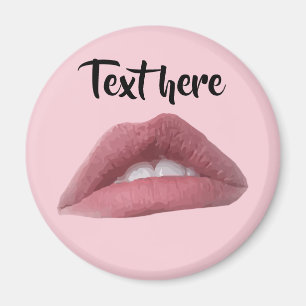Pink Lips Magnet