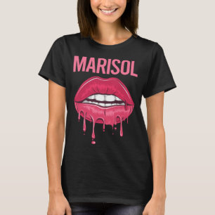 Pink Lips - Marisol Name T-Shirt