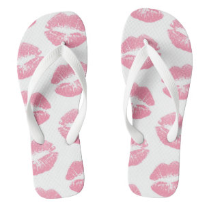 Pink Lips, Pattern Of Lips, Pink Lipstick, Kiss Jandals
