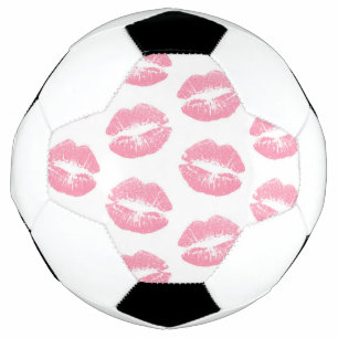 Pink Lips, Pattern Of Lips, Pink Lipstick, Kiss Soccer Ball