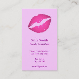 Pink Lips Profile Card