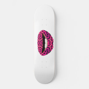 Pink Lips Skateboard