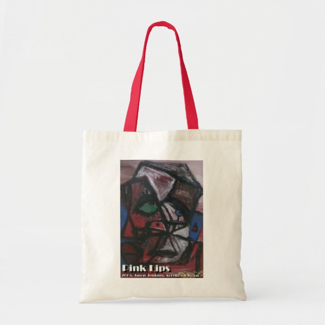 PINK LIPS TOTE BAG (Front)