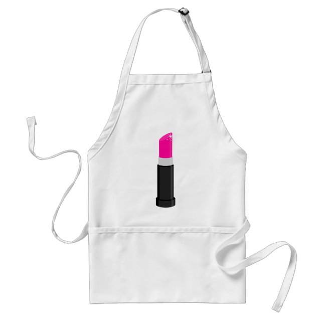 Pink Lipstick Standard Apron (Front)