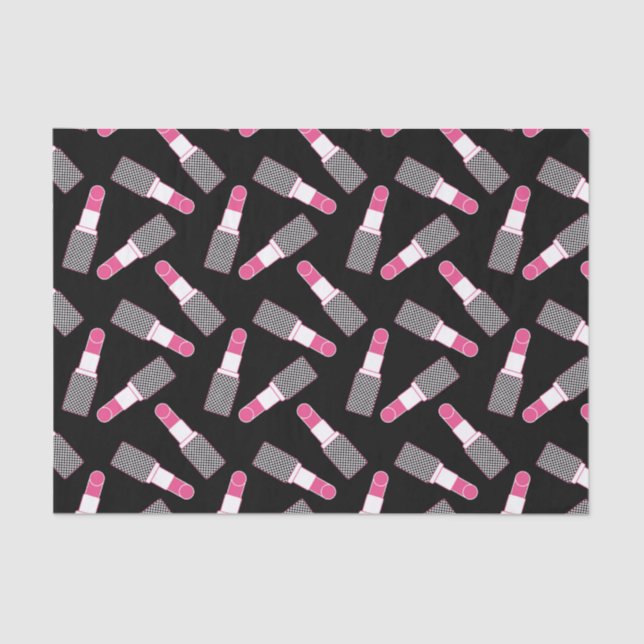 Pink Lipstick Tissue Paper (Front)