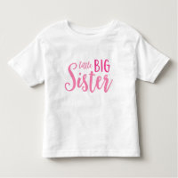 Pink Little Big Sister Toddler Pullover Hoodie