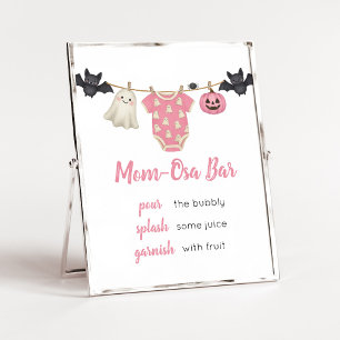 Pink Little Boo Clothesline Mum Osa Bar Sign