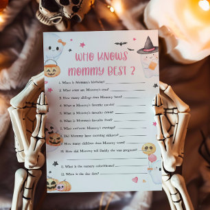 Pink Little Boo Who knows Mummy Best Game