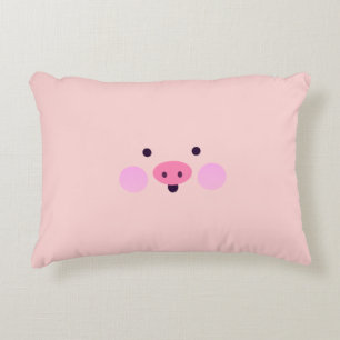 Pink Little Piggy Pillow