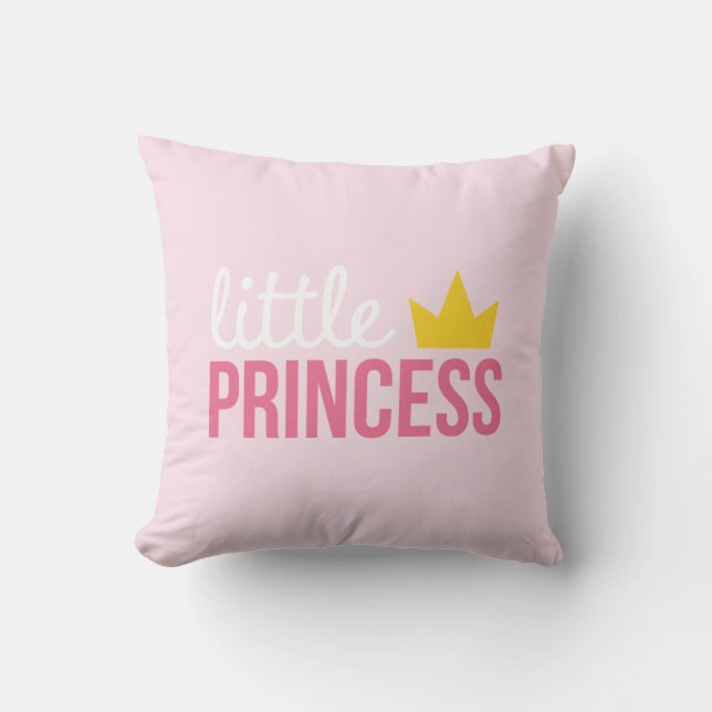 Pink Little Princess Pillow (Front)