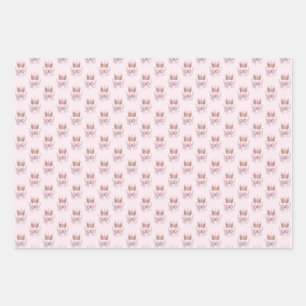 Pink Little Princess Teddy Bear Wrapping Paper She