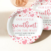 Pink Little Sweetheart Valentine's Day Baby Shower