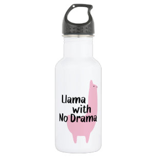 Pink Llama Water Bottle