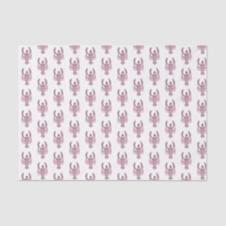 Pink Lobster Roses Rose  Wrapping Paper