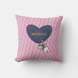 Pink Lock and Key Custom Romantic Electrical  Cushion