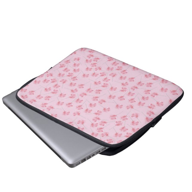 Pink Lollipop  Laptop Sleeve (Front Bottom)