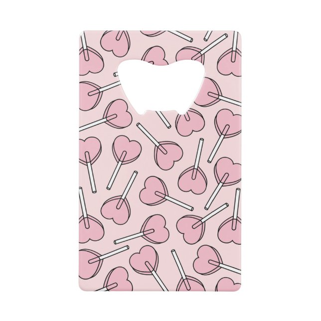 Pink Lollipops, Heart Lollipops, Lollipop Pattern (Front)