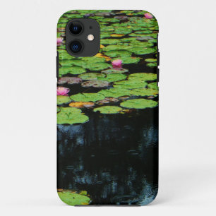 pink lotus black Case-Mate iPhone case
