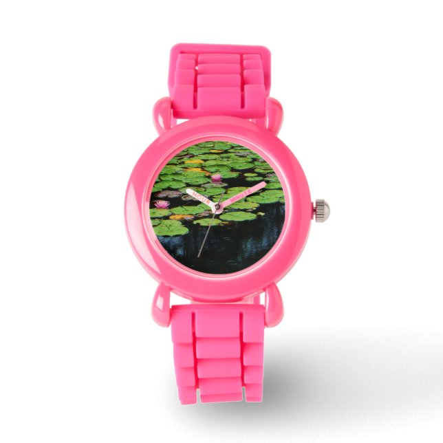 pink lotus black water watch (Front)