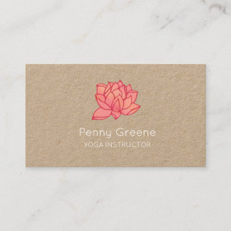 Pink Lotus Business Card