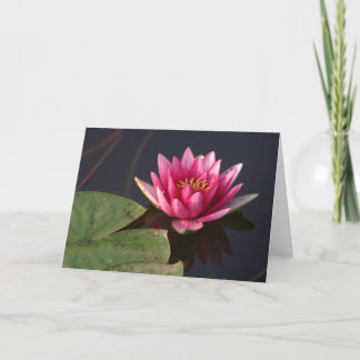 Pink Lotus Card
