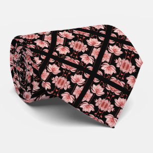 Pink Lotus Classic Tie