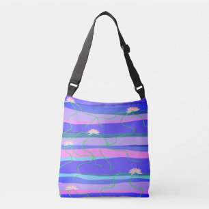 Pink Lotus Crossbody Bag