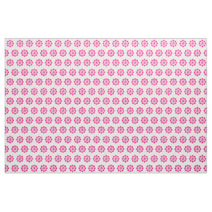 Pink lotus fabric
