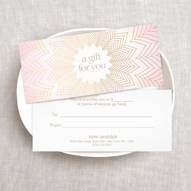 Pink Lotus Flower  Gift Certificate (Creator Uploaded)