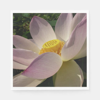 Pink Lotus Flower III Summer Floral Napkin