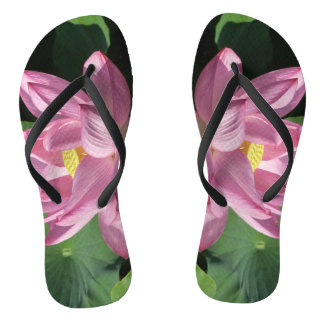 Pink Lotus Flower IV Jandals