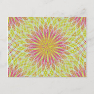 Pink Lotus Flower Postcard